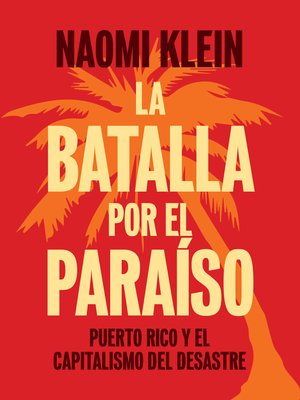 cover image of La Batalla Por el Paraíso